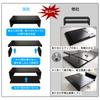 EAYHM Monitor Desk Wooden Panel PC Keyboard Storage Computer Printer Stand Stand, Two-Tier Stand, 42.5x23.5CM, Rack, Stand,