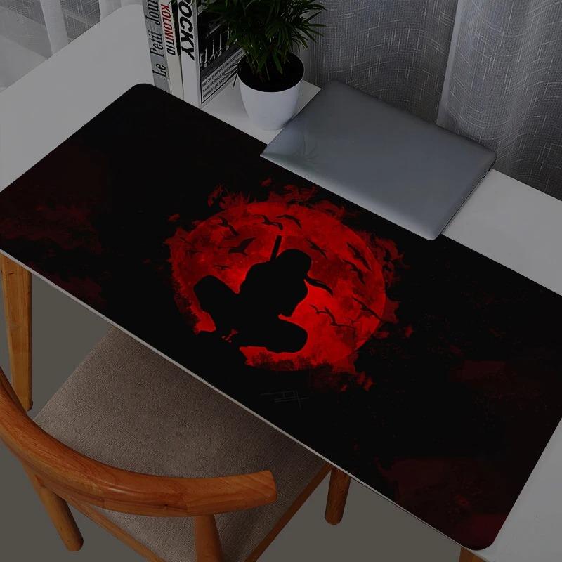 Naruto Itachi Uchiha Mouse Pad Gamer PC Computer Large X XXL Desk Mat Keyboard Anime Gaming Accessories Mousepad Carpet