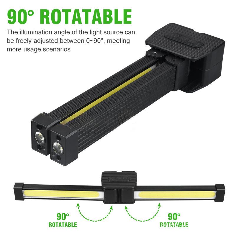 Multi-Functional Folding Camping Flashlight for Outdoor and Auto Repair Use