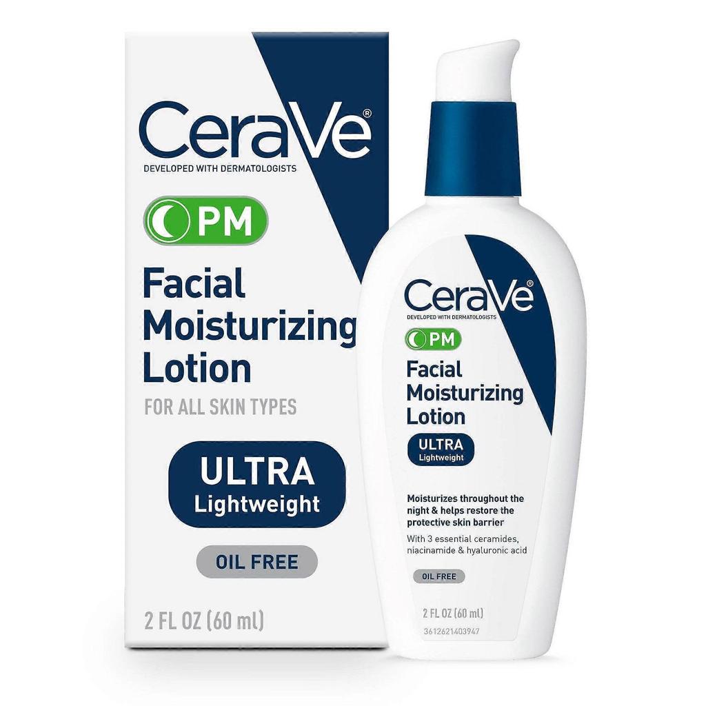 Cerave Face Moisturizer, Night Cream Facial Moisturizing Lotion, 2 Oz
