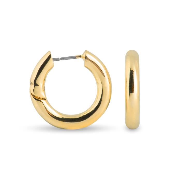 Boucles D'oreilles Sinem Alliage Plaqué Or Jaune 18 Carats