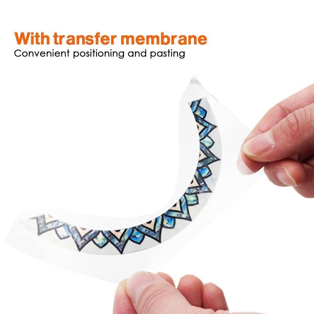 PVC Sound Hole Decal 41 Inch Guitar Sound Hole Sticker New Folk Guitar Sticker Guitar