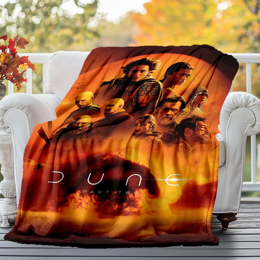 1pc Dune Part TwoOutdoor Flannel Blanket Soft Plush Decor for Picnics, camping,Bedroom, Playroom, or Lunch Breakn1150A