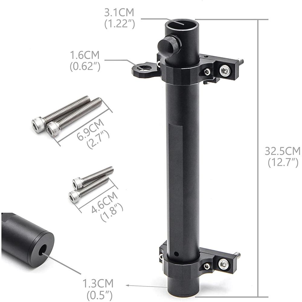 Multi-Function Tailgate Flag Pole Holder Antenna Base Kit For Jeep Wrangler JK JL