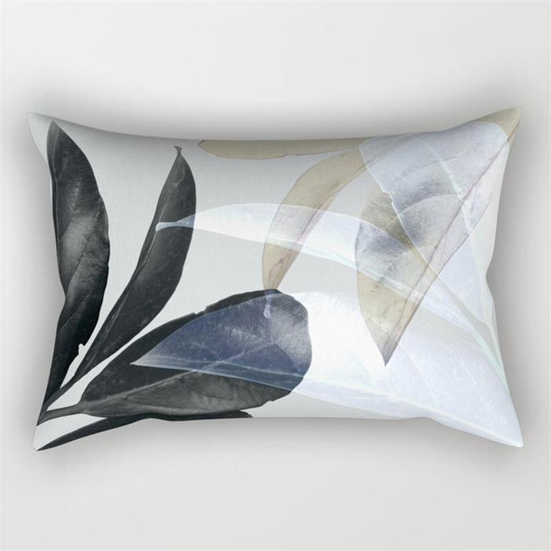 30x50cm Grün Tropische Blätter Pflanze Kissenbezug Wohnzimmer Stuhl Heimdekoration Regenbogen Blume Frucht Sofa Kissenbezug