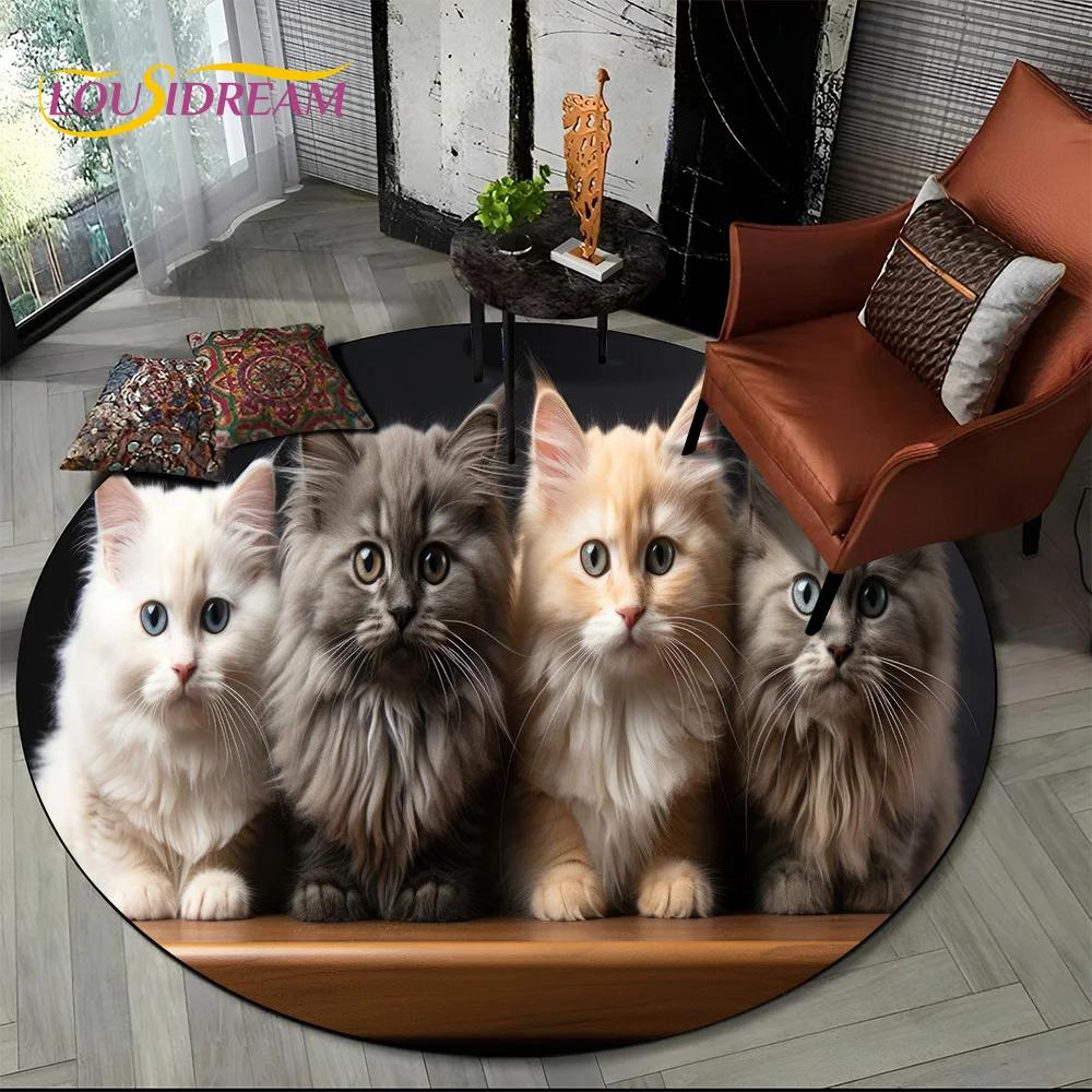 3D Mysteriou Sun Moon Tarot Mandala Magic Round Area Carpet Rug for Living Room Bedroom Kid Playroom Decor,Pet Area Rug Non-slip