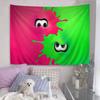 Splatoon Game Tapestry Floor Mat NonSlip Laundry Room Mat Laundry Decor Balcony Child Living Room Household Carpets