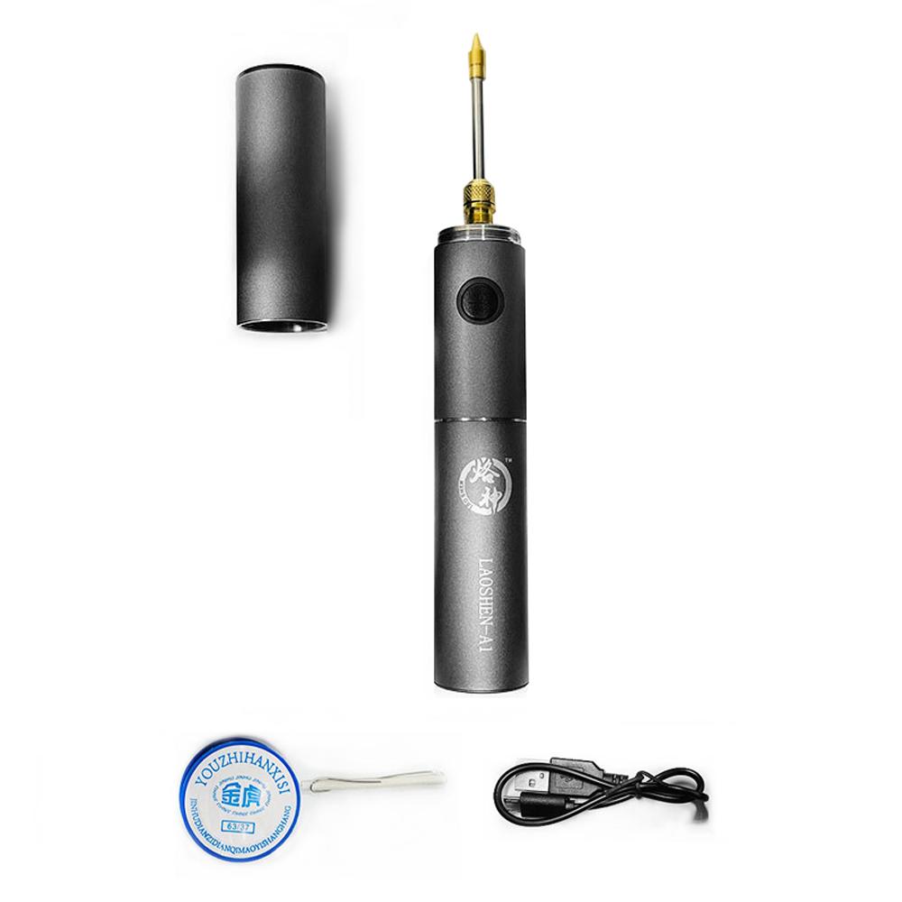 

Бытовой мини-портативный USB перезаряжаемый паяльник высокой мощности, многофункциональный электросварочный аппарат Cone type разноцветный