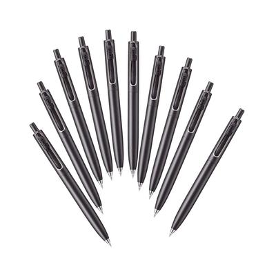 Mitsubishi Pencil Gel Ballpoint Pen One F Charcoal Box Uni-ball 0.38 10-Piece UMNSF38F.24