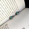 Silver Earrings with Natural Emerald 1.54ct (2167365)