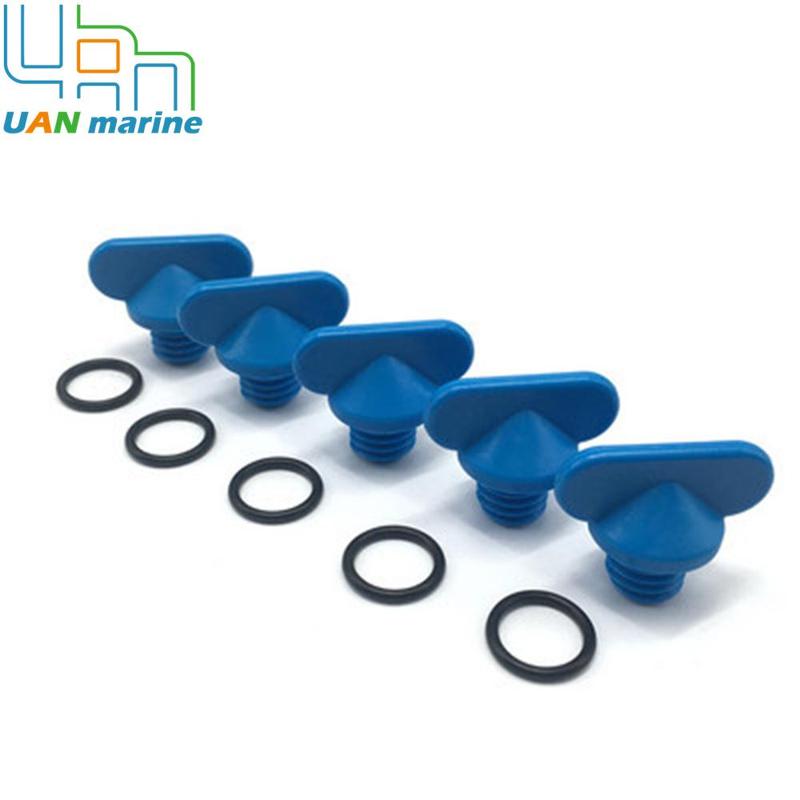 For Mercruiser Exhaust Manifold Water Drain Plug Blue 13992 18-4226 22-806608A1 22-806608A2 20 PACK