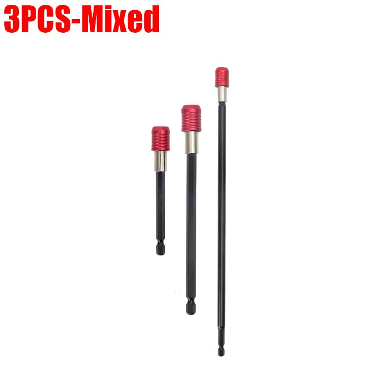 Hex Handle Magnetic Screwdriver Tip Holder Quick Release Self-locking Extension Rod Adapter Drill Bits Impact Driver Holders
