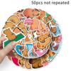 50Pcs Capybara Stickers Waterproof Cartoon Animal Decals Cute Cartoon Sticker for Water Bottle Skateboard Decor