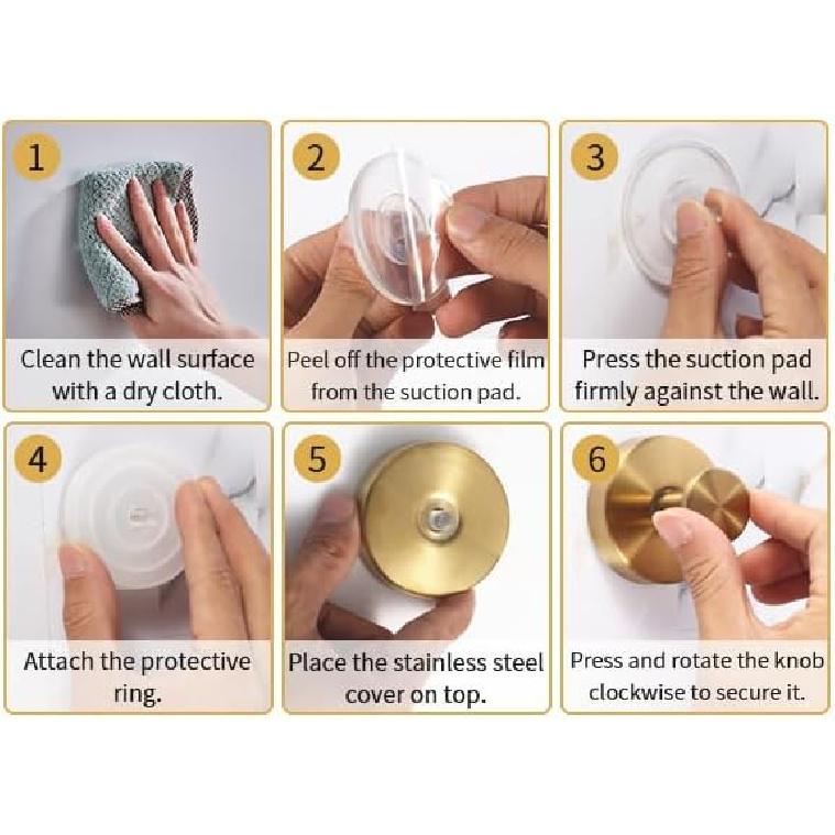 Suction Cup Hooks for Shower, Bathroom, Glass Window, Hanging Loofah, Towels, Coats, Robes, Kitchen and Door Hanger, Heavy-Duty Metal Hooks,