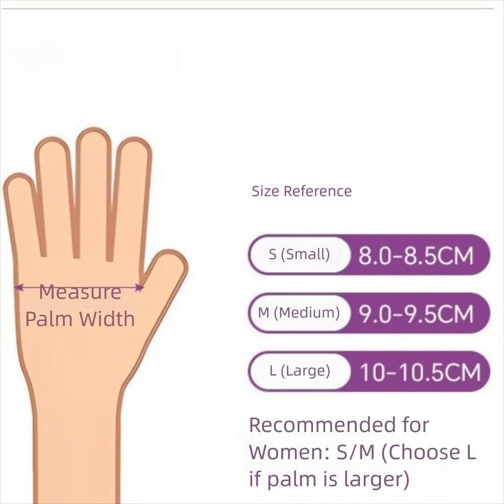 Purple Disposable Latex Gloves Oil-resistant Housework Cleaning Gloves