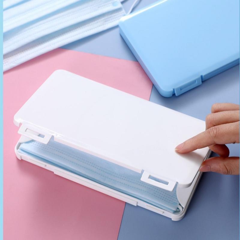 Mask Storage Box Packaging Dustproof Mask Case Face Mask Holder Safe No Pollution Disposable Mask Box Organizer Household Tools