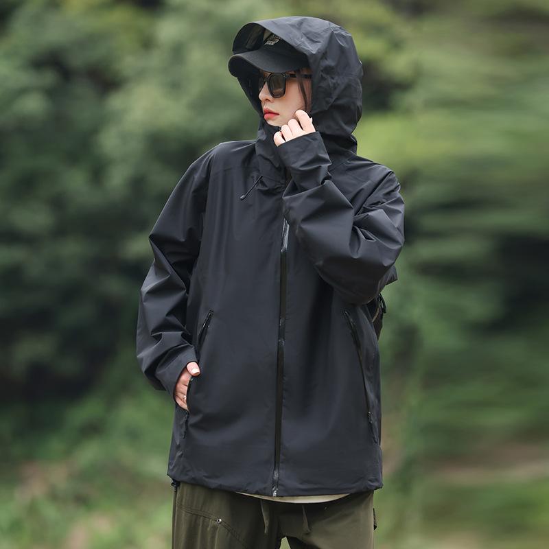 

Унисекс ветровка Bird s однослойная: Водонепроницаемая и ветрозащитная куртка для пешего туризма и альпинизма 2XL