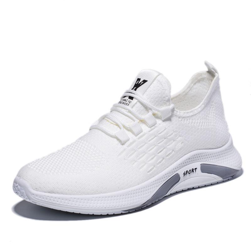 Men's Shoes Flyknit Mesh Breathable Casual Shoes Sports Shoes