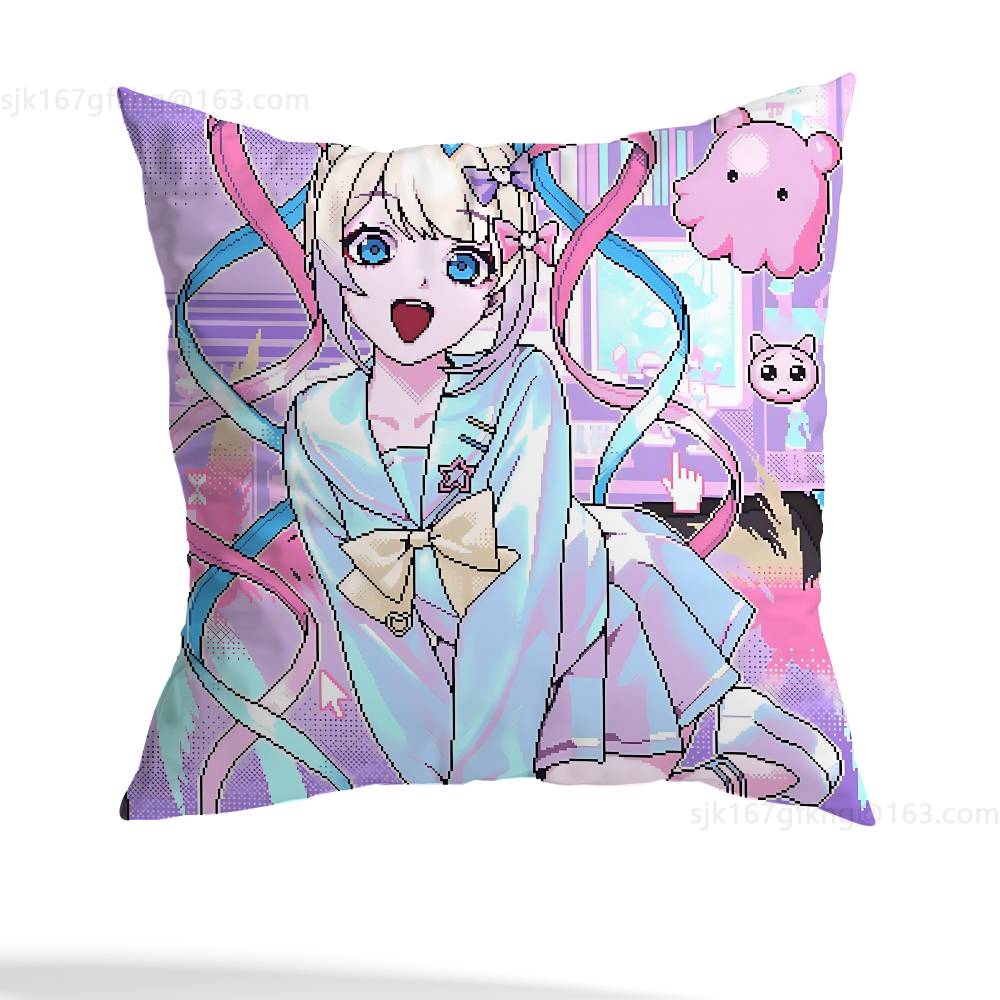 

NEEDY GIRL OVERDOSE KAnge pillowcase casual style decoration, suitable for home decoration (excluding pillow core) 12x12Inch