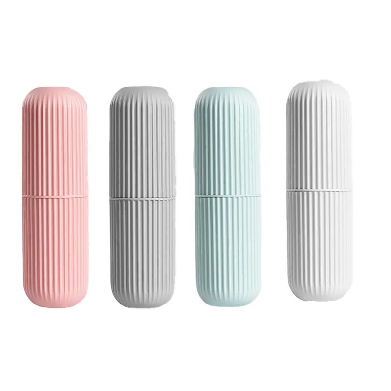 Travel Portable Toothbrush Cup Bathroom Toothpaste Holder Storage Case Box Organizer Travel Toiletries Storage Cup New Creative