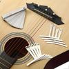 Gitarrensaiten-Abstandsmesser Gitarrenlineal Doppelseitiges Saitenabstandslineal Messwerkzeug für Gitarre Mandoline Banjos