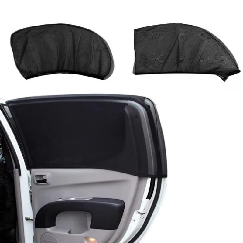 2/4pc NEW Mesh Sun Visor Protection Window Films Car Sun Shade Styling Accessories Auto UV Protect Curtain Side Window Sunshade