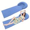 1Pc Inflatable Beach Mat, PVC Inflatable Cushion, Foldable Beach Sleeping Pad, Suitable For Outdoor Activities, Moisture-Proof And Portable Design
