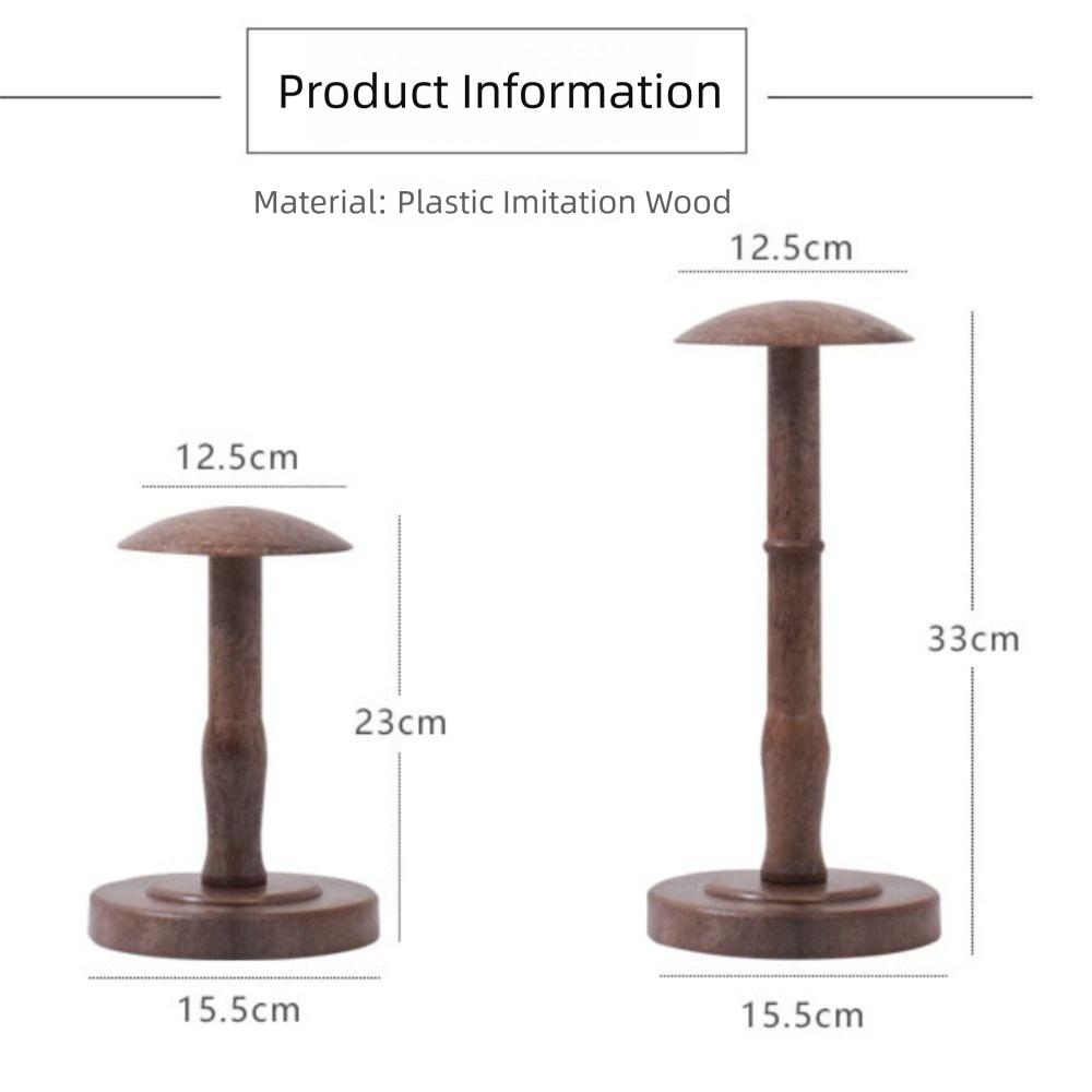 Multipurpose Hat Display Stand DIY Decoration Detachable Wig Stand Round Pedestal Cap Display Holder