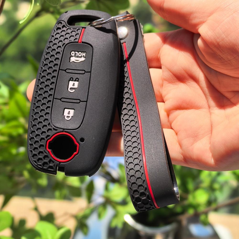 Keychain Protect For Nissan X-TRAIL SYLPHY Altima Qashqai Pathfinder Kicks Ariya 2022-2026 Silicone Car Key Cover Case