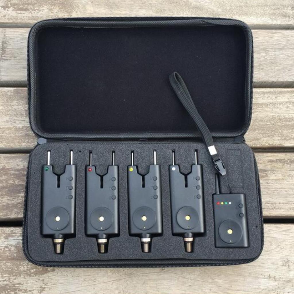 

Риболовний сигналізатор клювання з підсвічуванням LED, інструменти для пошуку риби чорний