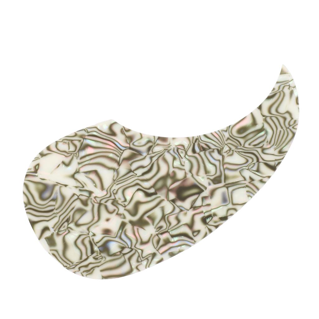 Guitar Pickguard Light Colored Shell Color Anti Scratch Decorative Acoustic Guitar Guard 128mm
