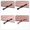 Imitation Jade Beads Cloth Button, Chinese Frog Closure Buttons, Knot Fastener, Decorative Cheongsam, 5 Pairs