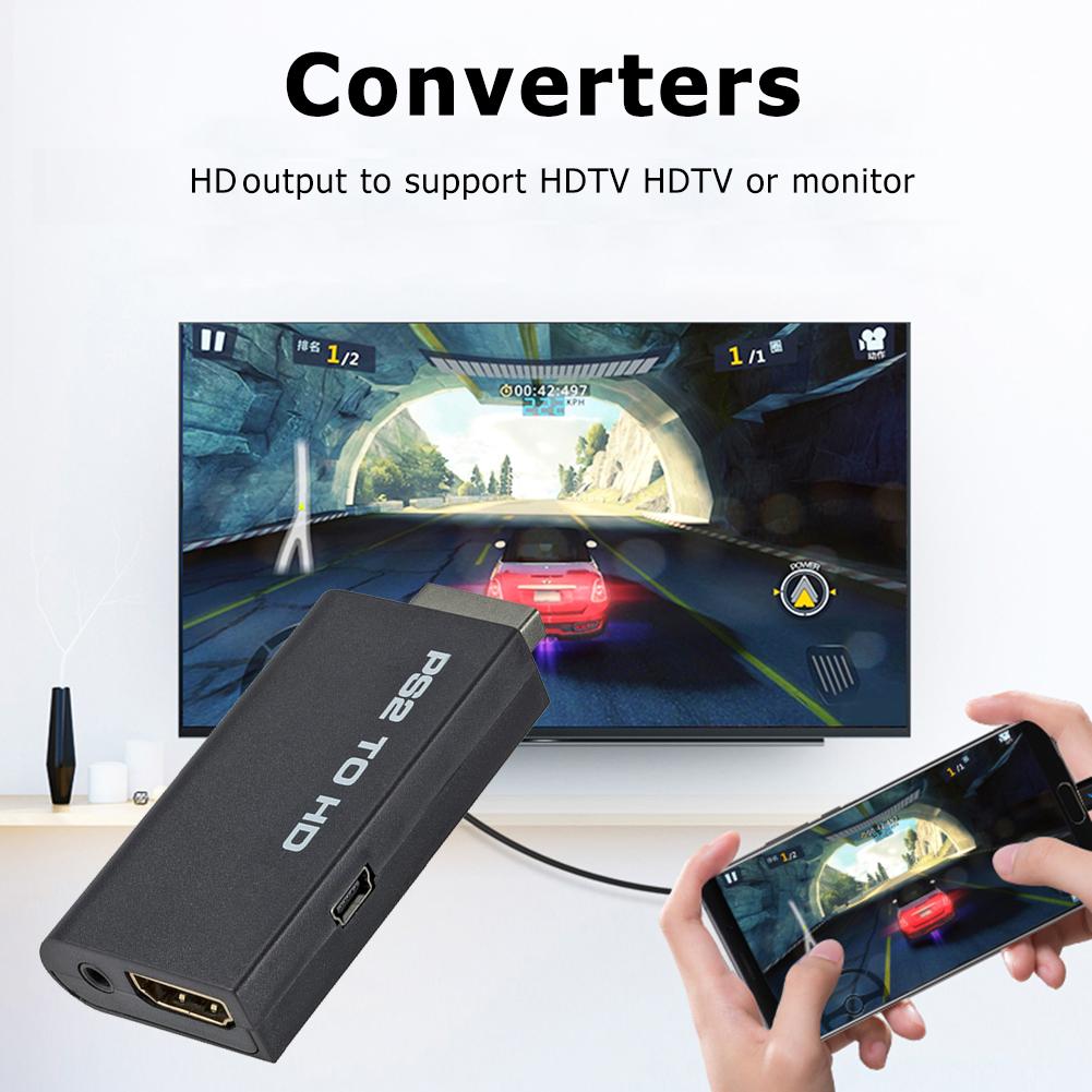 

neu Für PS2 zu HDMI-kompatiblen Audio-Video-Konverter, Spielekonsole, HDTV-Adapt