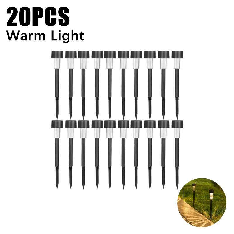 Solar Outdoor Lights Lampa ogrodowa Zasilany energią słoneczną Wodoodporna ścieżka krajobrazowa Outdoor na podwórko Trawnik Patio Dekoracyjne