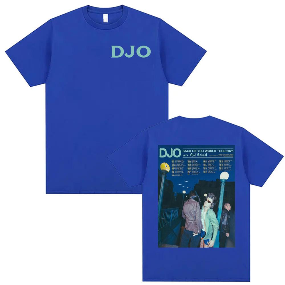 Djo Back on You World Tour Tshirts Joe Keery New Fans Gift T Shirts Unisex Women Fashion Casual Cotton Oversized Top Unisex