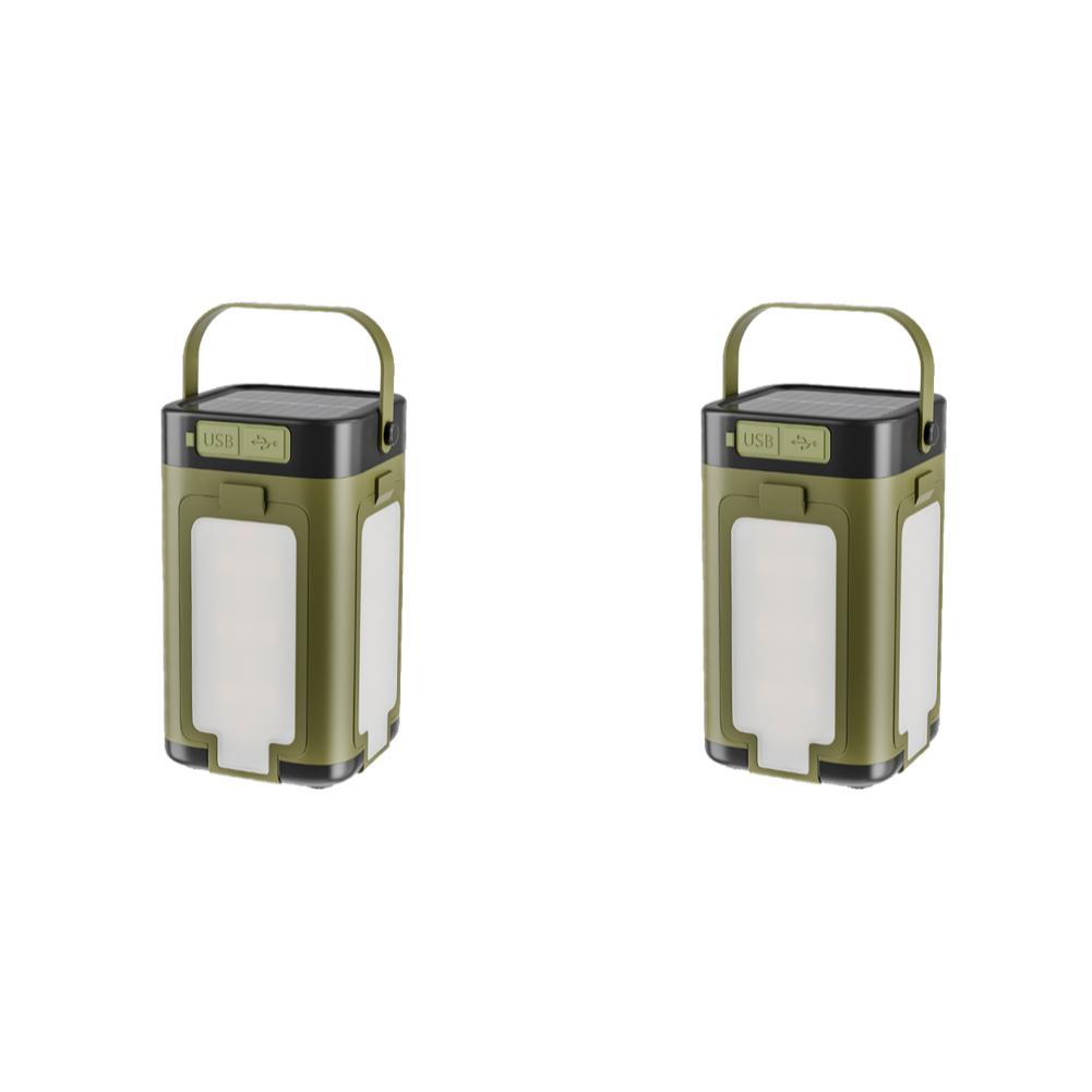 Foldable Camping Light Power Bank Rechargeable Camping Lantern Waterproof Solar Portable Flashlight Camping Supplies 1-3PCS