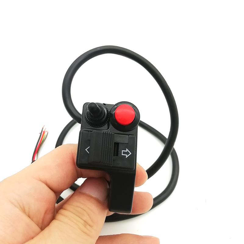 Lenkerschalter 7/8 22mm Hupe Blinker Aluminiumlegierung