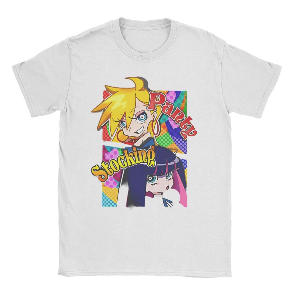 Strumpfhose mit Strumpfhaltern T-Shirts für Männer Frauen Niedliche Anime Lustige Baumwolle T-Shirt Kurzarm T-Shirt Übergrößen Oberteile