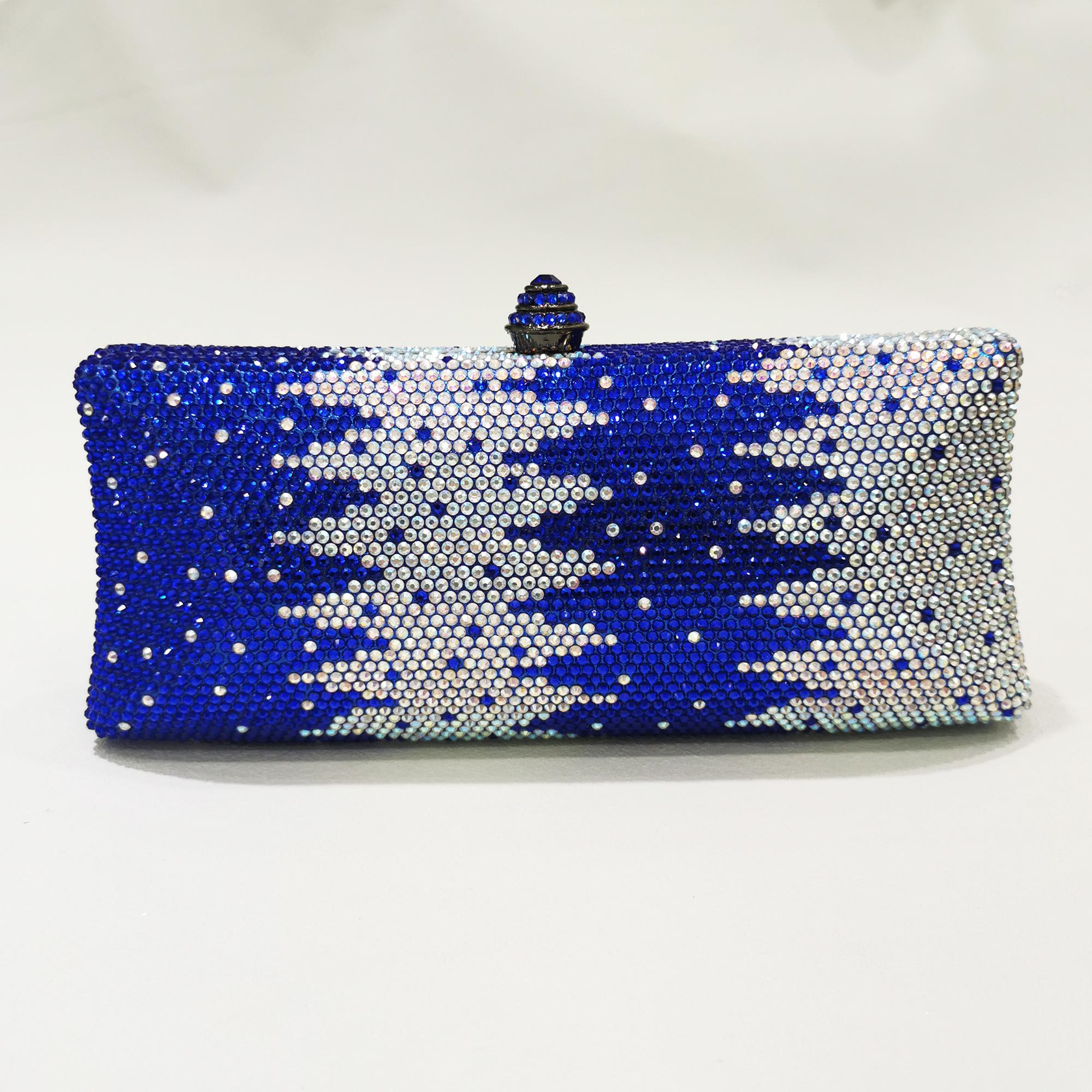 Women s Rhinestone Clutch Bag WHTUOHENG Green/Yellow Crystal Wedding Party Purse Female Shoulder Handbags Evening Party Clutch 22cmX5.4cmX9.2cm