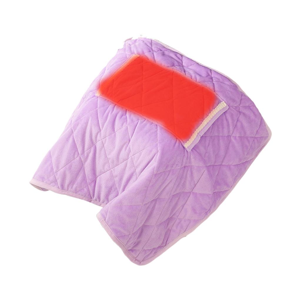 USB Electric Heated Blanket Fast Warming Technology Throw Blanket with Hand Warmer Pocket For Home Office Camping