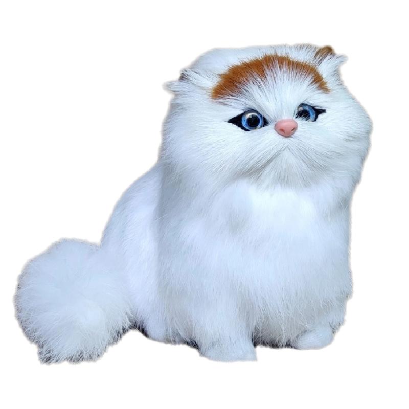 Cat Pet Simulated Plush Toy Role Play Room Decoration Birthday Collection Gift