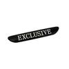 2PC 3D Metal EXCLUSIVE Side Fender Sticker Emblem Badge Car For Mercedes Benz W205 W213 C43 C63 C200 E300 E200 AMG Accessories LB4