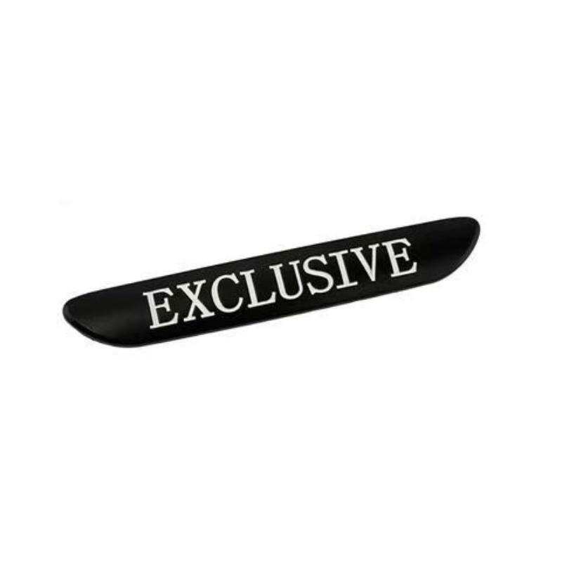 2PC 3D Metal EXCLUSIVE Side Fender Sticker Emblem Badge Car For Mercedes Benz W205 W213 C43 C63 C200 E300 E200 AMG Accessories LB4