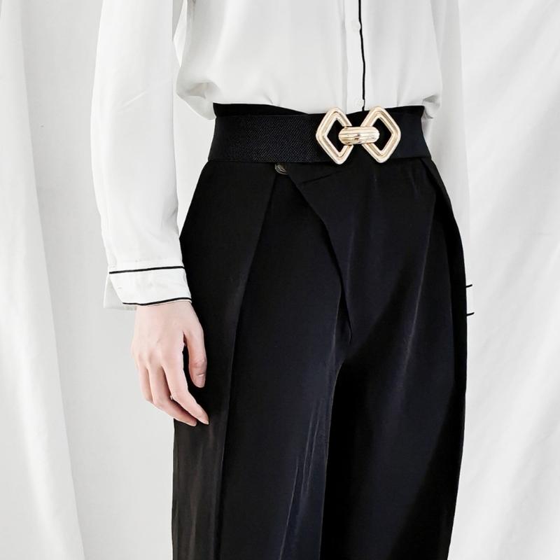 Unique Waist Belt Elastic Underbust for Stage Dancers Costume Jewelry Waist Body Jewelry Trendy Wide Belt