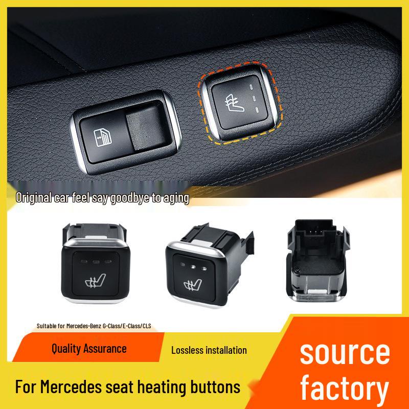Mercedes-Benz G-Class, E-Class, CLS Rear Seat Heating Button & Switch Accessories