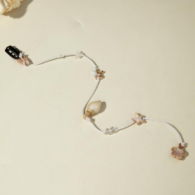 Accessories, Beach Conch Shell Braided Headwear Ins Punk Trend Braided Hair Dirty Braided Hair Accessories