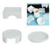 Stampo per colata in silicone versatile Stampo in resina epossidica Stampo per sottobicchieri versatile rotondo/quadrato/rettangolare Strumento per la creazione di gioielli