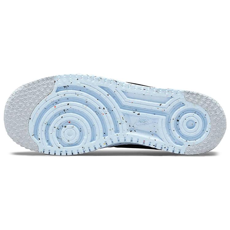 Nike Air Force 1 Low Crater Flyknit Black Chambray Blue DC4831-001