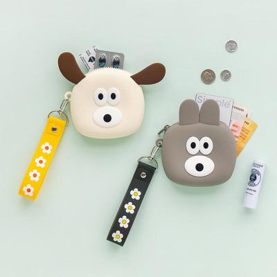 Bolsa de Silicone com Alça para Celular Brunch Brother Coelho e Cachorro