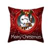 Christmas and New Year decoration pillowcase sofa cushion cover bedroom room home decoration Christmas gift 45x45cm